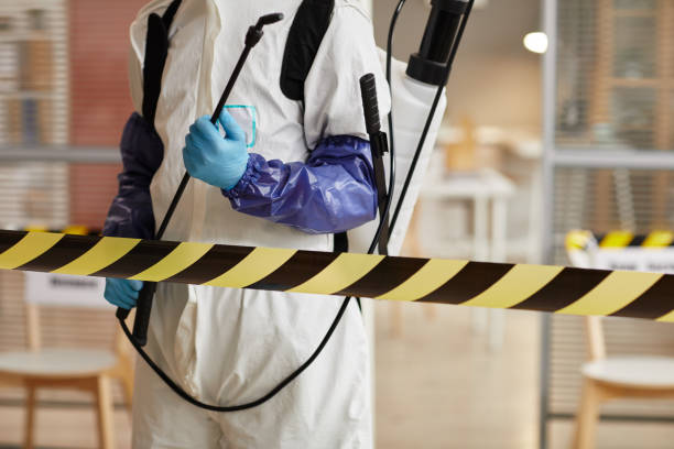 Professional Biohazard Cleanup technician working in North Bend, OR